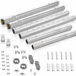 Somfy 1241515 - 2 Kits De Motorisations Avec Moteur LT50 Pour Volets Roulants MS 100 | Filaires | 10Nm| Fenêtre