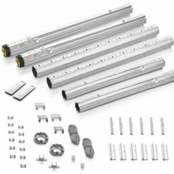 Somfy 1241508 - 2 Kits De Motorisation Avec Moteur Altus 50 RTS Pour Volets Roulants RMS 2000 Radio RTS 30Nm Porte-fenêtre