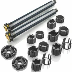 Somfy 1241514 - 2 Kits De Remplacement Avec Moteurs LT50 Pour Moteurs Volets Roulants | Filaires | 10Nm | Fenêtre