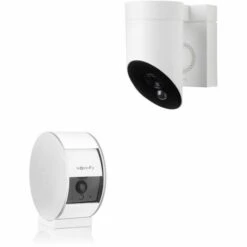 Somfy 1875252 - 1 Caméra Intérieure Somfy Indoor Camera Et 1 Extérieure Somfy Outdoor Camera Blanche - Blanc