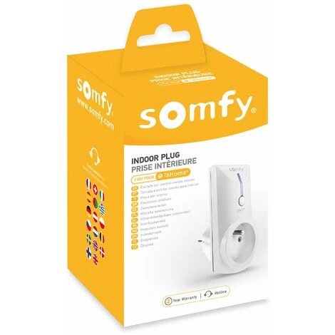 Somfy 2401363 - Prise Télécommandée Intérieure ON/OFF RTS Type E Blanche | Compatible TaHoma (switch) 4 Somfy 2401363 - Prise Télécommandée Intérieure ON/OFF RTS Type E Blanche | Compatible TaHoma (switch) â Image 2