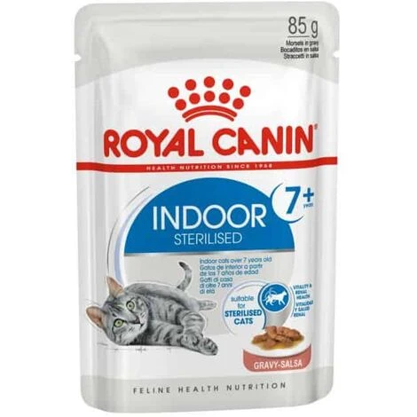 Patee Chat Royal Canin Indoor 7+ Sauce 12x85g 3 Patee Chat Royal Canin Indoor 7+ Sauce 12x85g