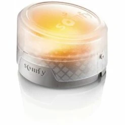 Somfy 2401584 - Feu Clignotant à LED Orange Ou Blanc Pour Portail Ou Porte De Garage Motorisés | Choix Du Clignotement Orange Ou Blanc