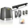 Somfy 2401405 - Motorisation Pour Portail Coulissant Slidymoove 300 | Avec 2 Télécommandes Keypop, 4 Mètres De Crémaillère, 1 Feu Clignotant Et 2 Cellules Photoélectriques