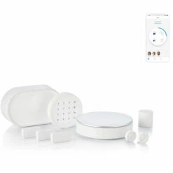 Somfy 1875259 - Home Alarm Advanced Système D'alarme Sans Fil Connecté Somfy Protect Module GSM Compatible Avec Alexa, L'Assistant Google Et TaHoma (switch)