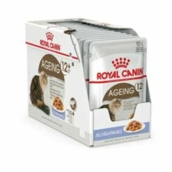 Royal Canin Vieillissant 12+ 85g (glatine) Pour Chats De 12 Ans - 12 Enveloppes 85g