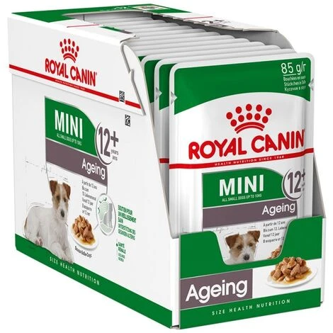 Royal Canin Mini Vieillissement 12+ - Viande š Salsa - 12 Enveloppe X 85 Gr 3 Royal Canin Mini Vieillissement 12+ - Viande š Salsa - 12 Enveloppe X 85 Gr
