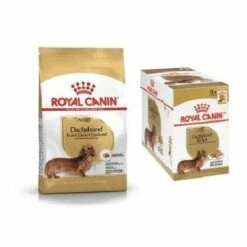 Nourriture Hiro Pour Chiens Adultes Royal Canin Teckel 12 Enveloppes X 85 Gr + SACO 1,5 Kg