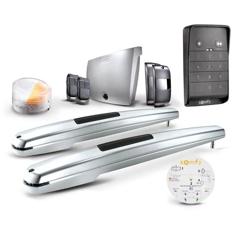 Somfy 1245531 - Motorisation De Portail Battant à Vérin Exavia Star Pour Vantaux Hauteur Max 2 M Et Largeur 2.5 M Avec 1 Clavier à Code 2 RTS, 2 Télécommandes Keypop, 1 Feu Clignotant, Et 2 Photocel 3 Somfy 1245531 - Motorisation De Portail Battant à Vérin Exavia Star Pour Vantaux Hauteur Max 2 M Et Largeur 2.5 M Avec 1 Clavier à Code 2 RTS, 2 Télécommandes Keypop, 1 Feu Clignotant, Et 2 Photocel